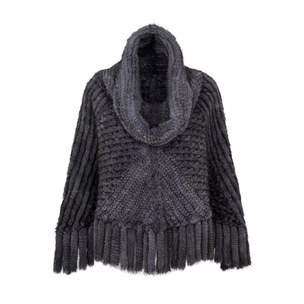 Mink-poncho