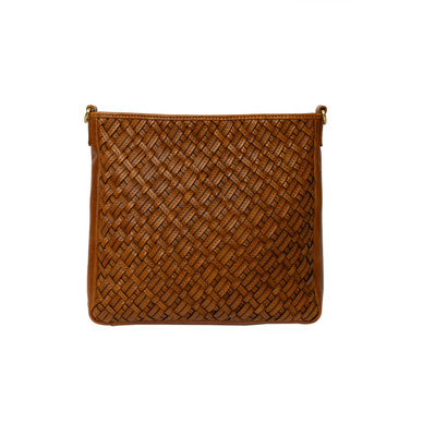 Taske clutch brun