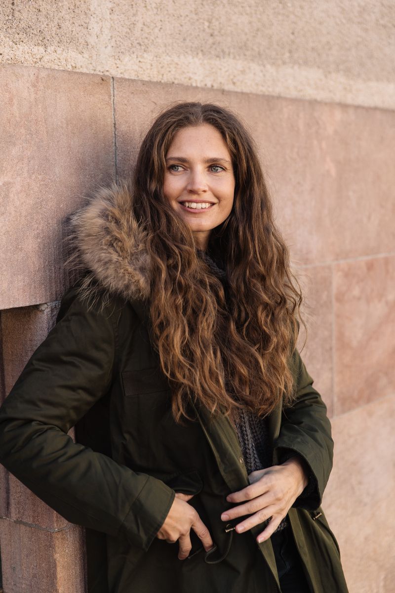 Fishtailjakke vaskebjørn