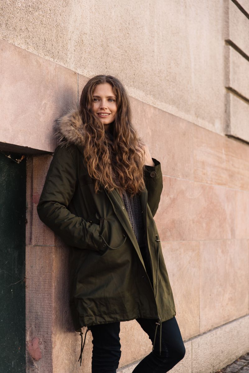 Fishtailjakke vaskebjørn