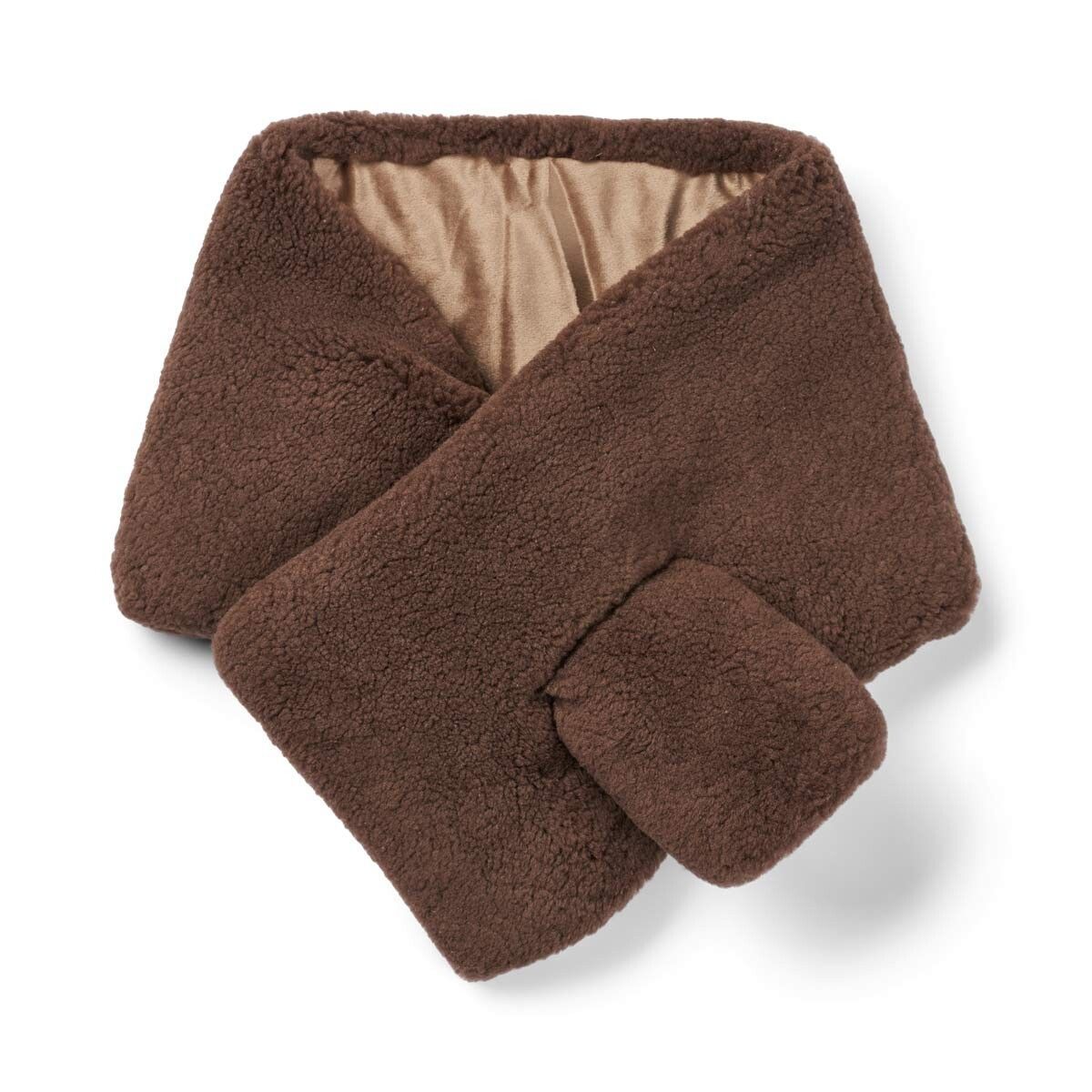 Monta lammeskinds-tørklæde