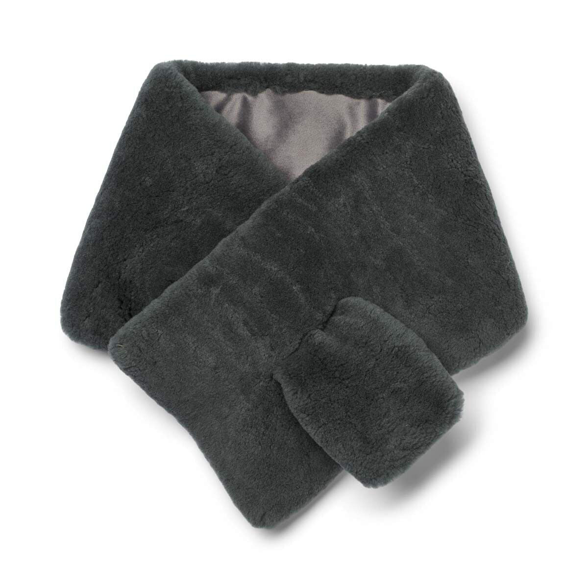 Monta lammeskinds-tørklæde