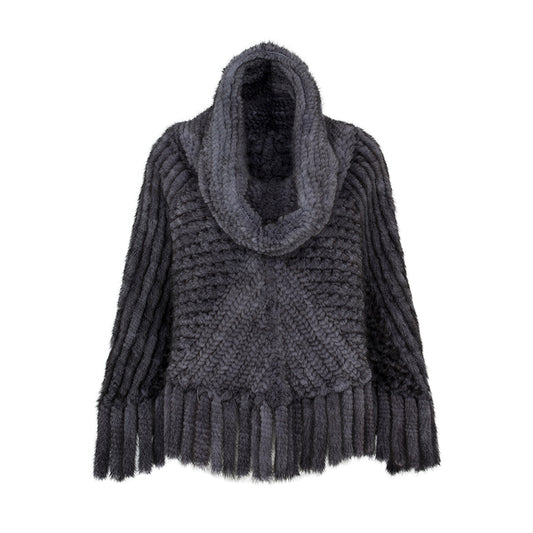 Mink-poncho