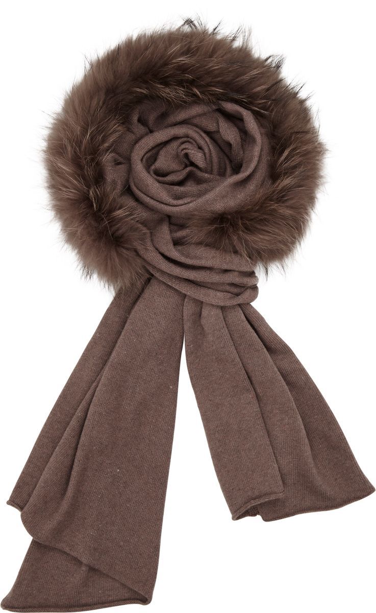 Silvia Tørklæde pelskant