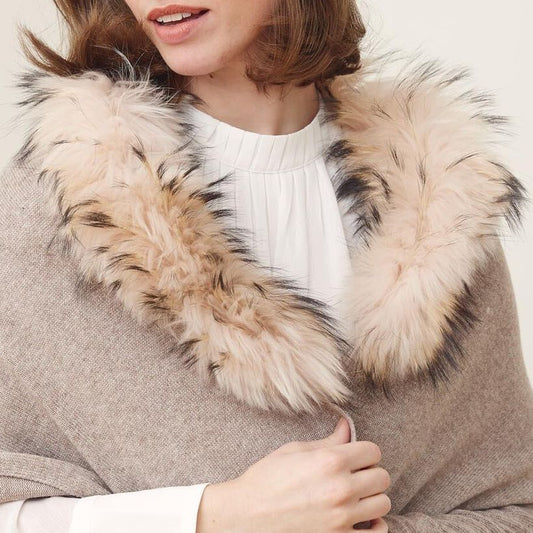 Silvia Tørklæde pelskant